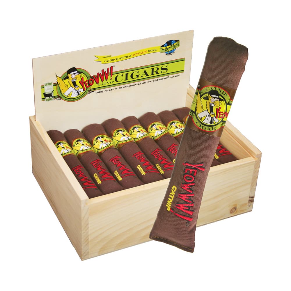 Yeowww! Cigar Box – 24 Katzenminze-Zigarren Classic