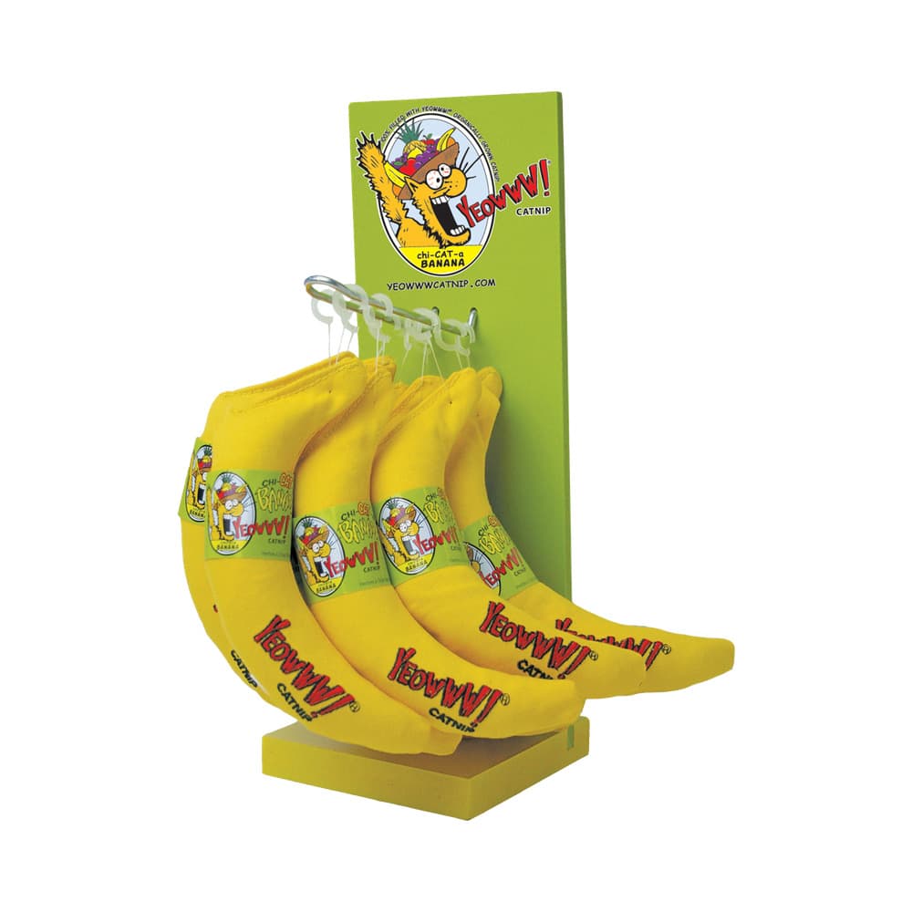 Yeowww! Chi-Cat-A – Katzenminze-Banane 12er-Set