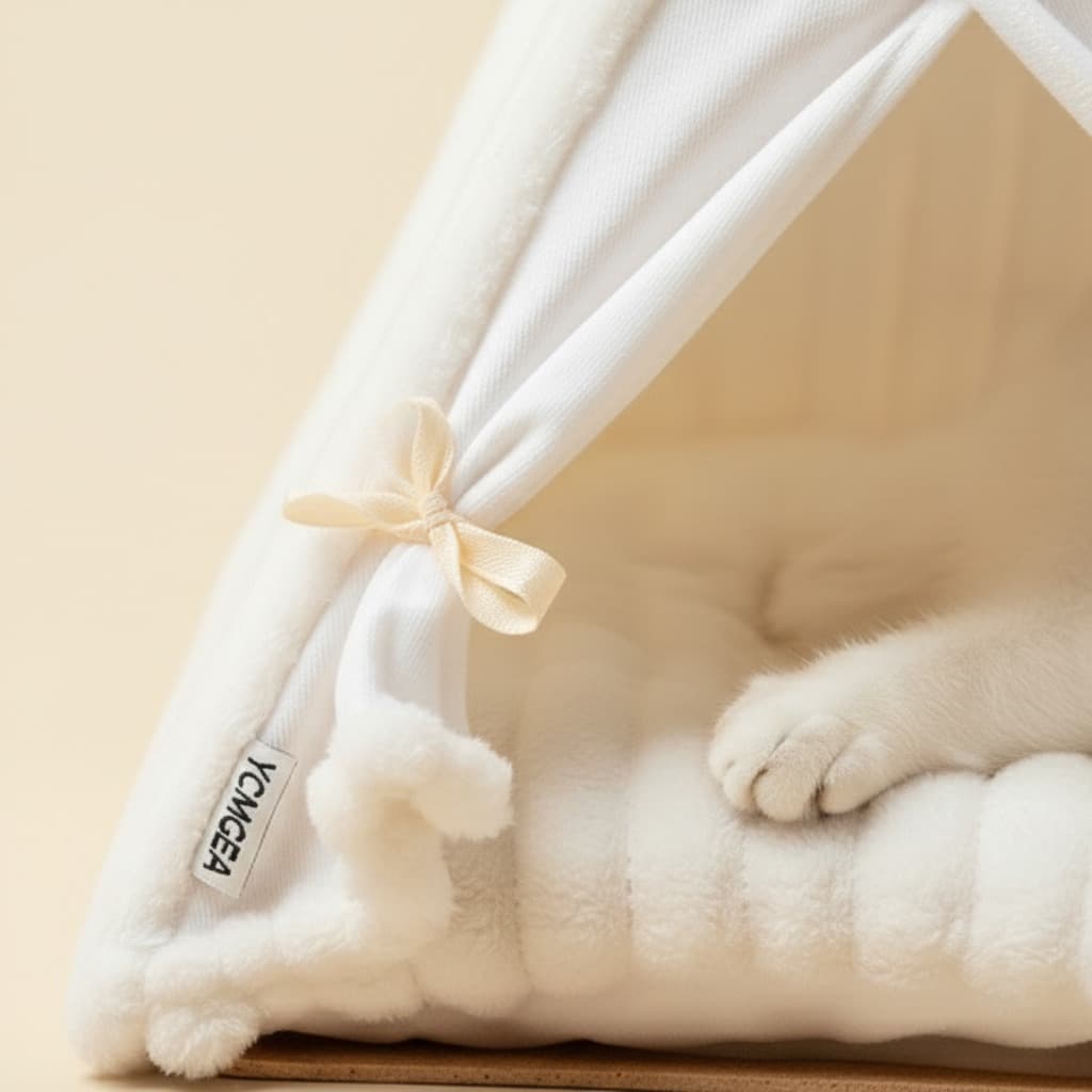 Katzenzelt – halbgeschlossen, für alle Jahreszeiten 4