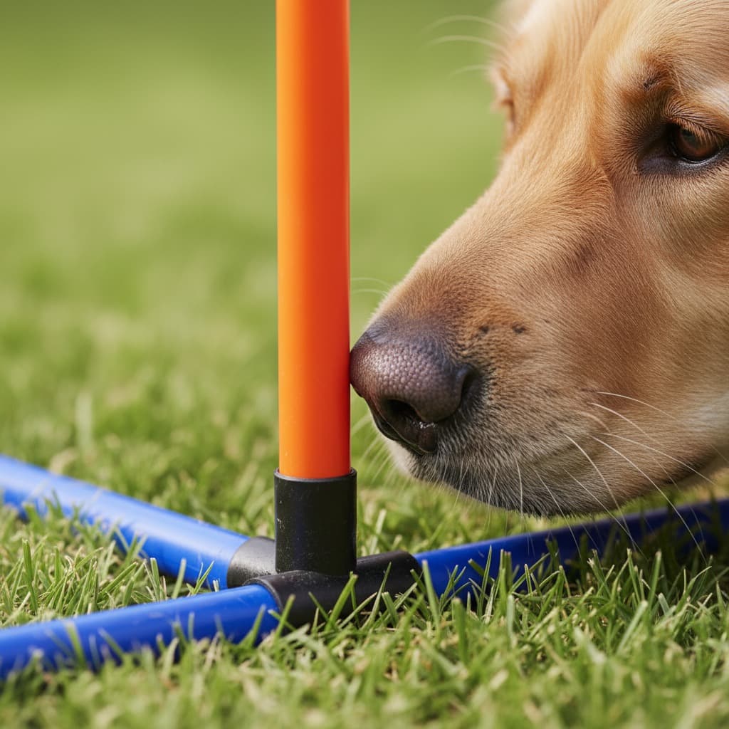 Hunde Agility Training – verstellbare Slalom-Stangen 4