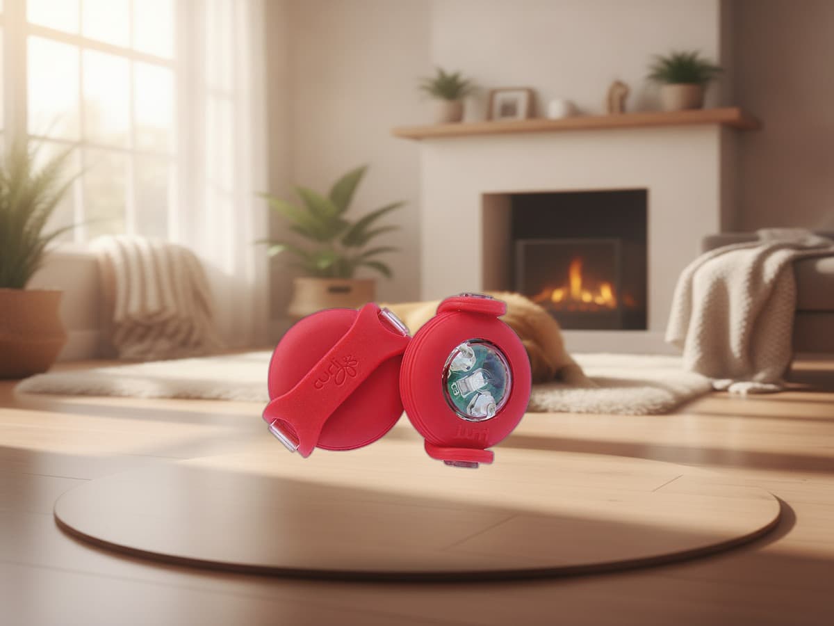 Curli luumi LED Rot – Sicherheits-LED für Hunde: Produktbild