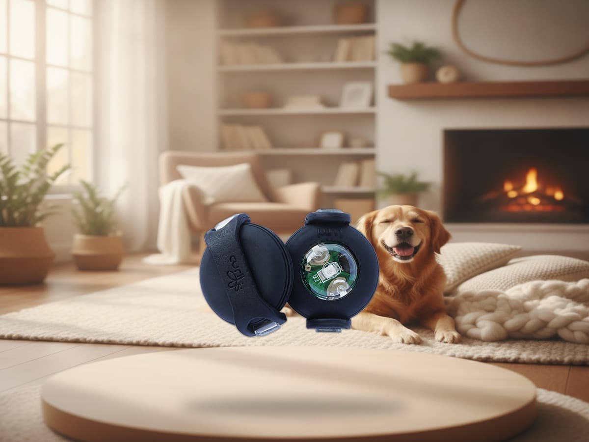 Curli luumi LED Schwarz – Sicherheits-LED für Hunde: Produktbild