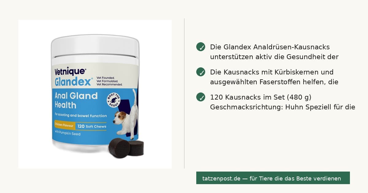 Glandex Analdrüsen-Kausnacks Huhn 120 Stück (480 g) 2