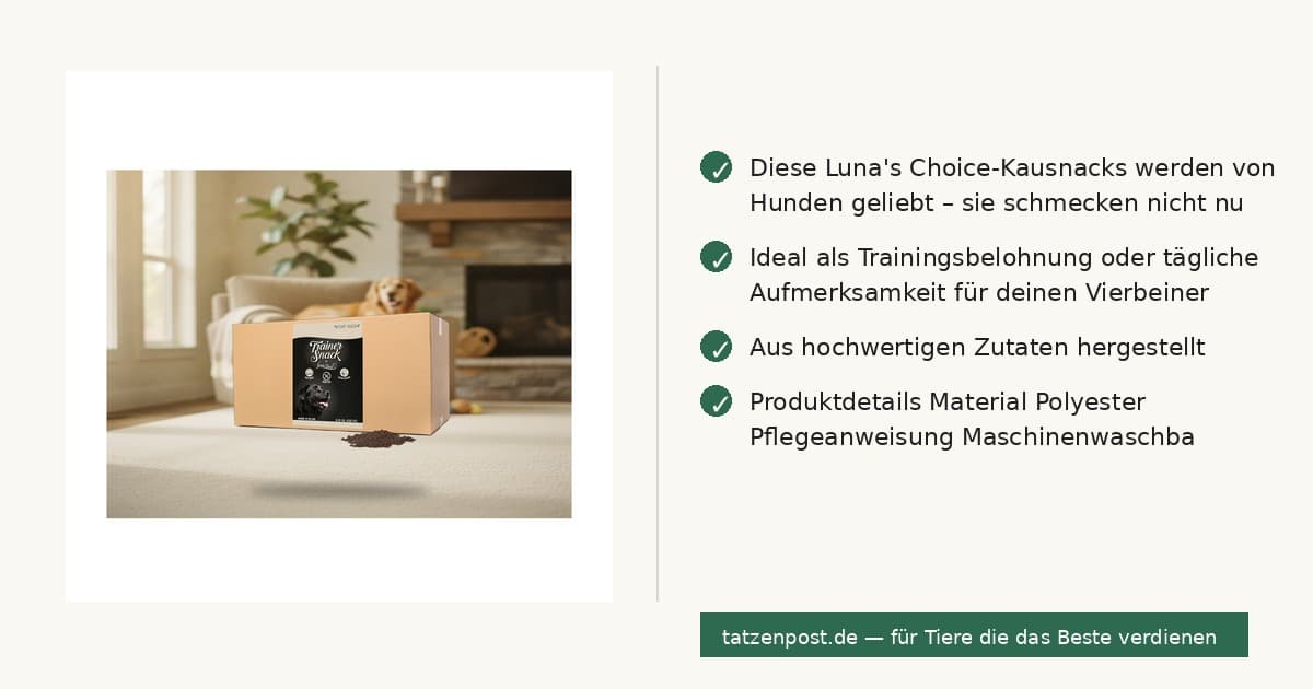 Luna’s Choice Pflanzlicher Snack Großpackung Bone Large 2
