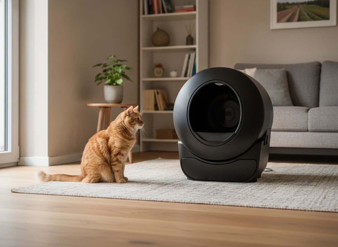 Petlux V3 Automatische Katzentoilette Schwarz 2