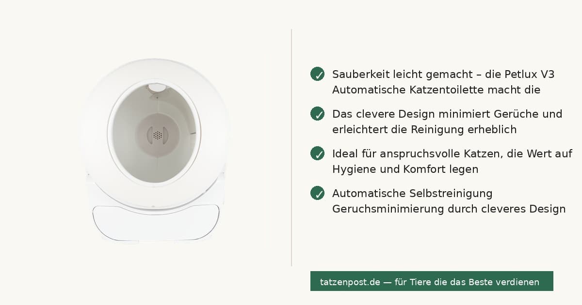 Petlux V3 Automatische Katzentoilette weiß 2