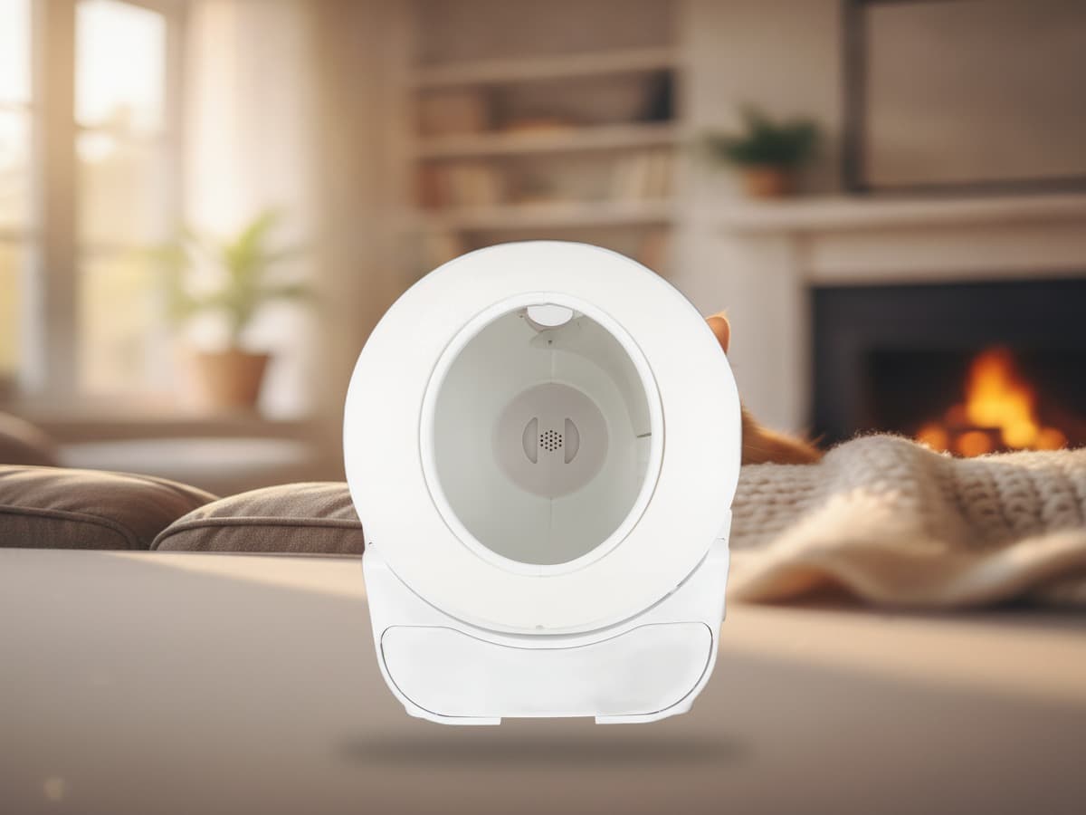 Petlux V3 Automatische Katzentoilette weiß