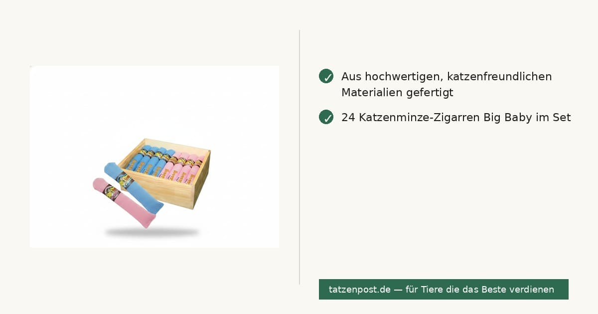 Yeowww! Cigar Box – 24 Katzenminze-Zigarren Big Baby 5