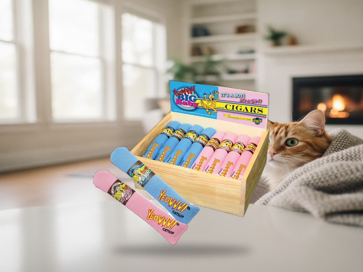 Yeowww! Cigar Box – 24 Katzenminze-Zigarren Big Baby 4