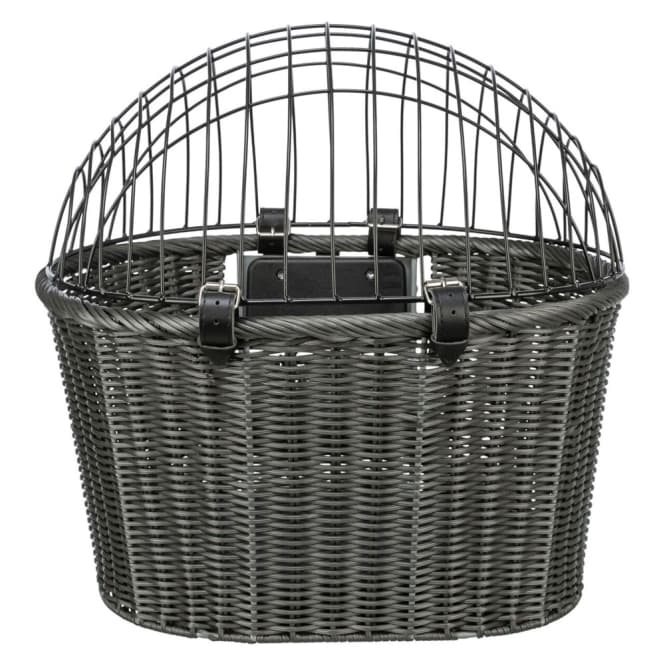 Trixie Front-Fahrradkorb aus Polyrattan 3