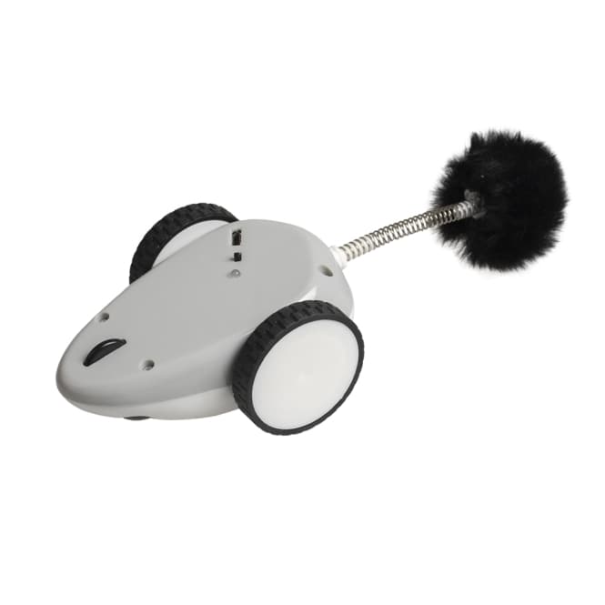 Duvoplus Cat Toy Race 'n chase Maus - weiß 3