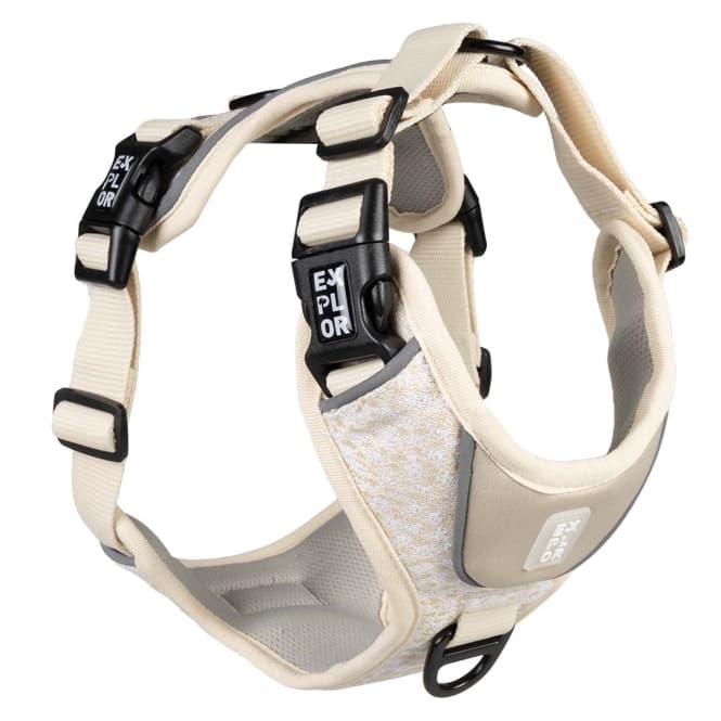 Duvoplus EXPLOR Ultimate Fit No-Pull-Geschirr - antique white - M - 40-49cm - 49-65cm: Produktbild