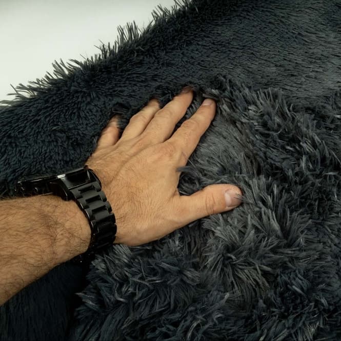 Duvoplus Liegematte Snug - dunkelgrau - XXL - 122x76x7cm 4
