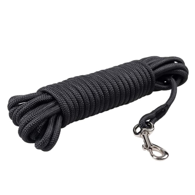 Duvoplus EXPLOR Trackingleine Classic rund - schwarz - 10m/8mm: Produktbild