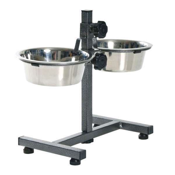 Trixie Hundebar mit Edelstahlnäpfen - 2 x 2,8 l: Produktbild