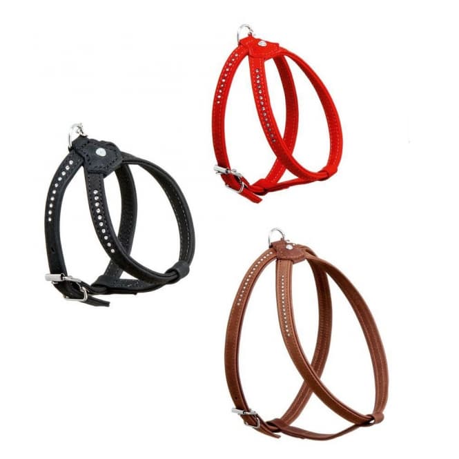 Karlie Buffalo Strass Geschirr - Rot - 10 mm / 25-32 cm: Produktbild