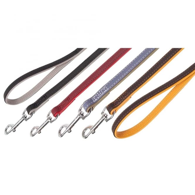 Karlie Vintage Trend Leine - Dunkelrot/Rot - 100cm / 18mm: Produktbild