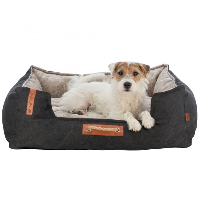 Trixie BE NORDIC Bett Föhr - schwarz/sand - 60 × 50 cm 2