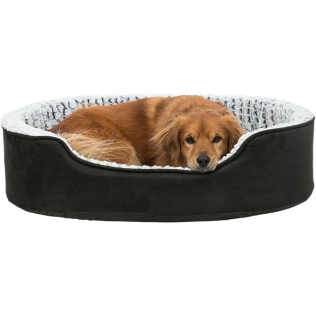 Trixie Vital Bett Lino, oval - schwarz/grau - 83 × 67 cm 3