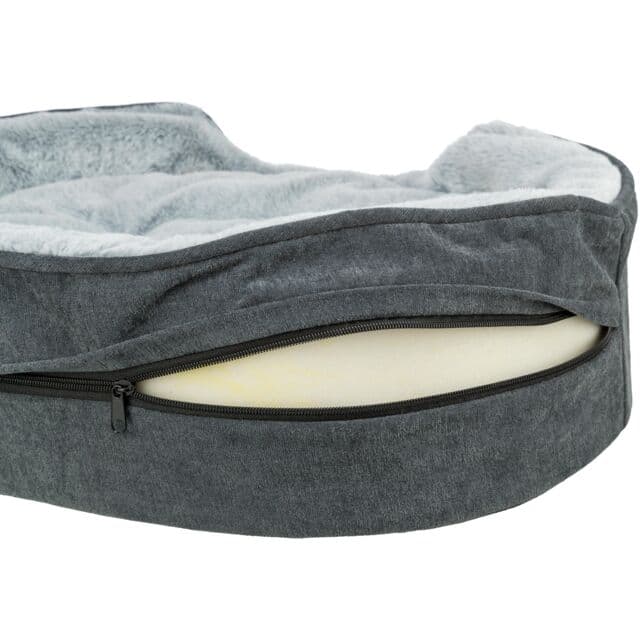 Trixie Vital Bett Lino Soft, oval - grau/hellgrau - 60 × 45 cm 3