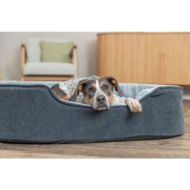 Trixie Vital Bett Lino Soft, oval - grau/hellgrau - 60 × 45 cm 5