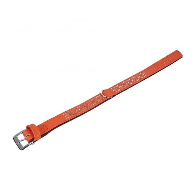 Karlie Vintage Strass Halsband - Mandarine - 3-reihig: Produktbild