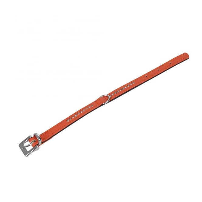 Karlie Vintage Strass Halsband - Mandarine - 3-reihig 2