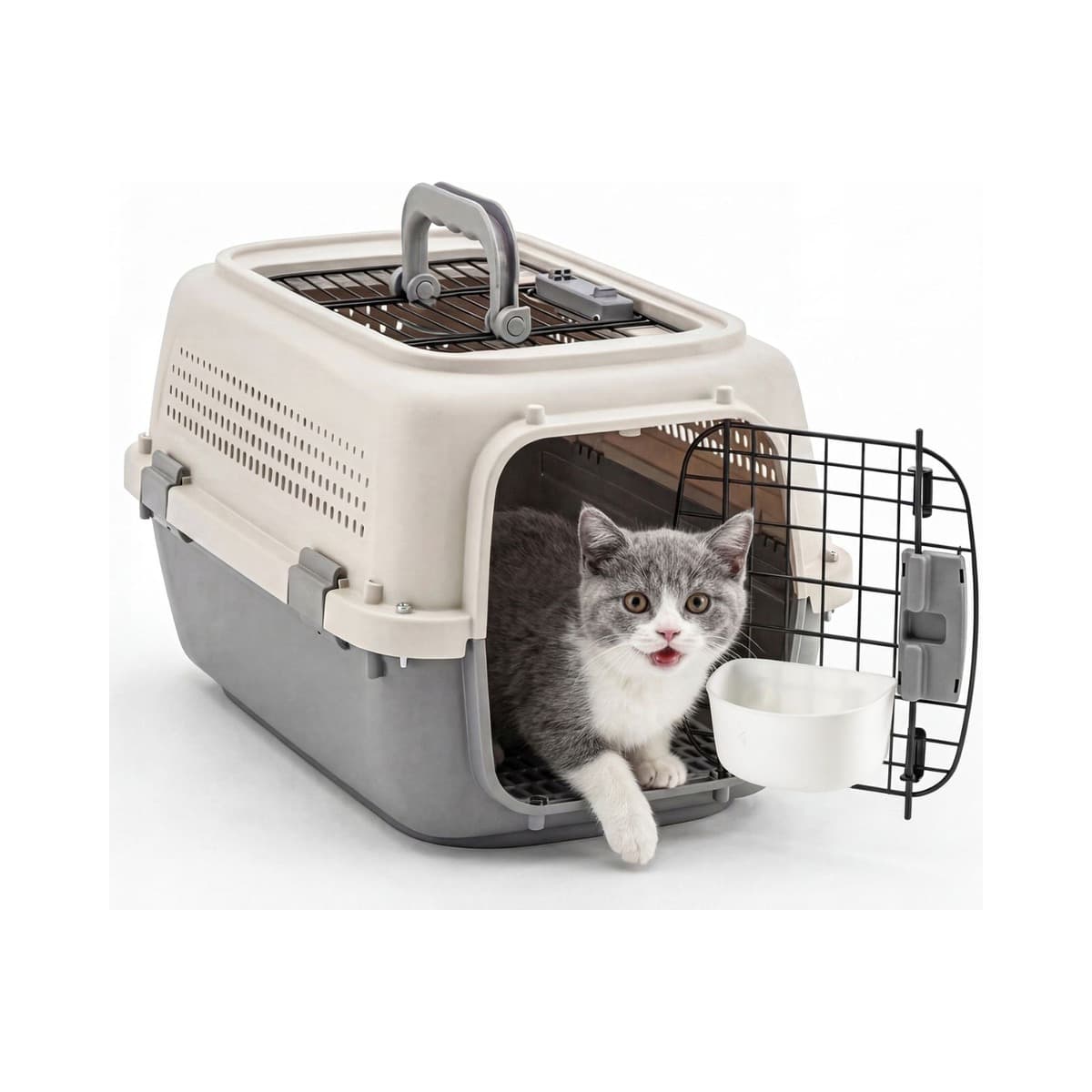 Hartschalen-Tragetasche für Hunde & Katzen – flugtauglich
