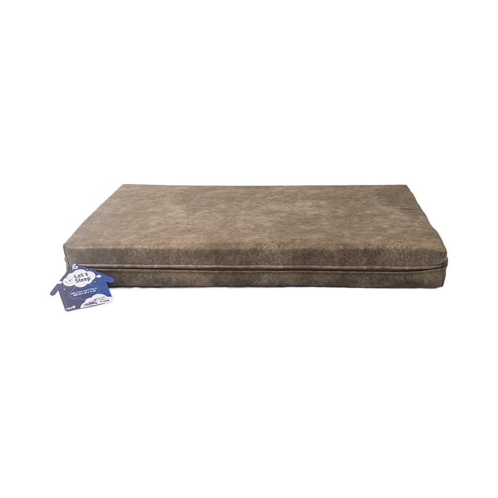 Let's Sleep Mellow Mattress Orthopädisches Bett XL Taupe