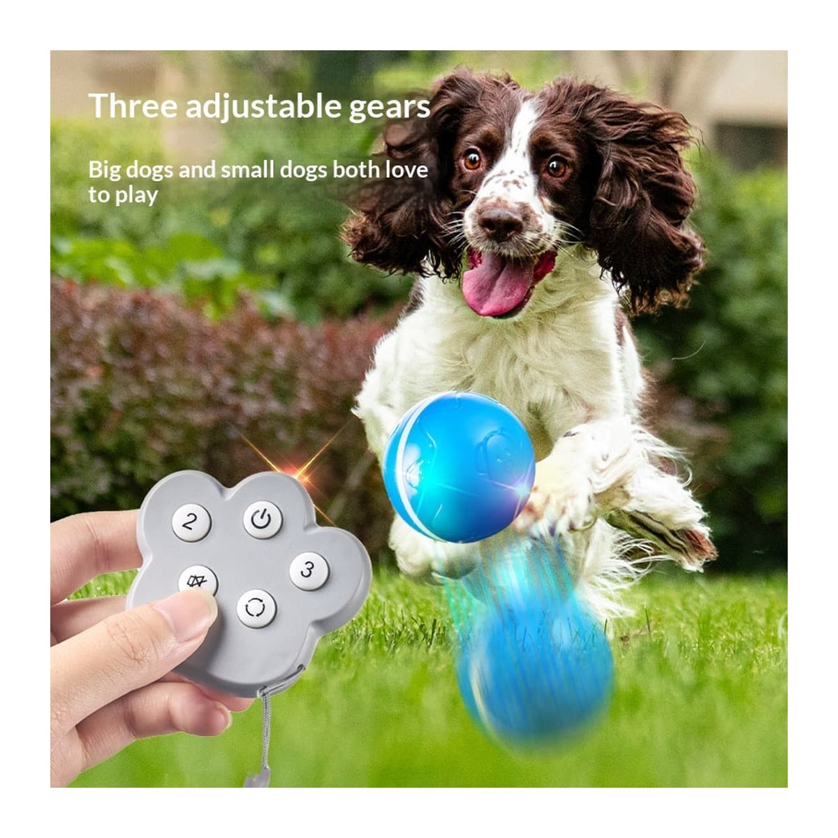 Elektrischer Selbstbeschäftigungs-Ball für Hunde – automatisch rollend