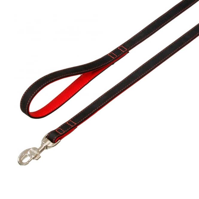 Karlie Buffalo Ultra Leine - Schwarz/Rot - 25 mm / 100 cm: Produktbild