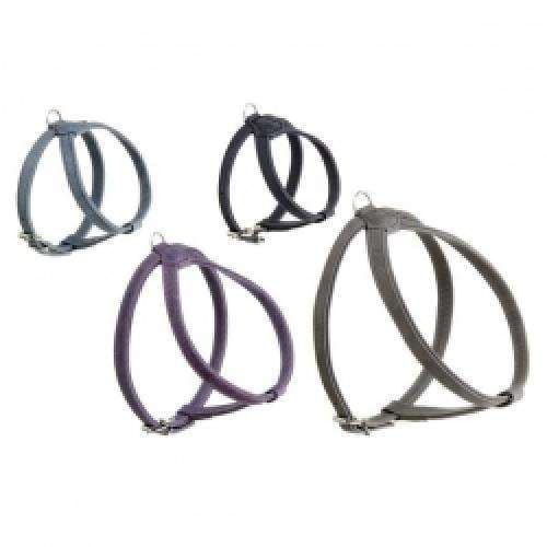 Karlie Buffalo Denim Geschirr - Lavendel - 12 mm / 30-37 cm: Produktbild